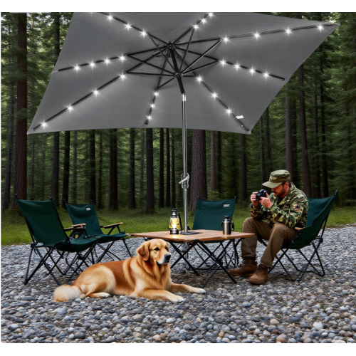 Sun Umbrella Solar Umbrella,Lighted Patio Umbrella