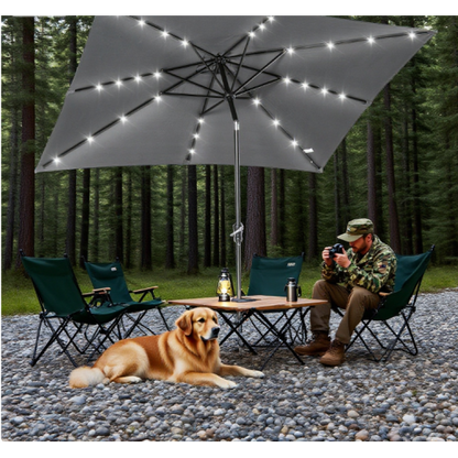Sun Umbrella Solar Umbrella,Lighted Patio Umbrella