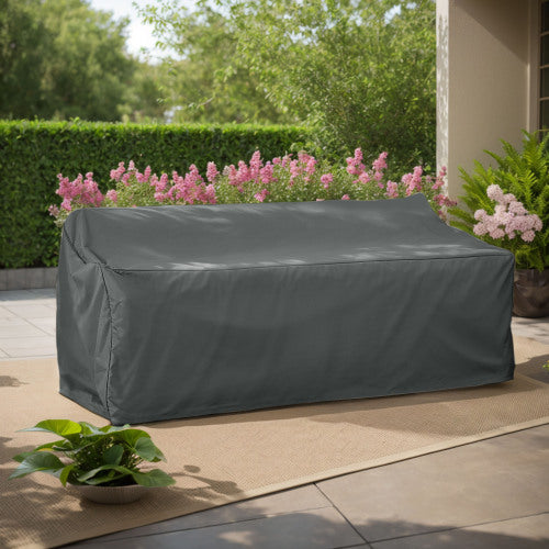 SHEILD PATIO OUTDOOR 3 SEATER COVER, DARK GRAY