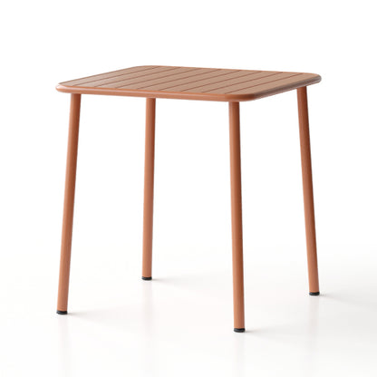 Sera square table outdoor (red)courtyard table villa open air dining table waterproof table retro American modern simple balcony table coffee table