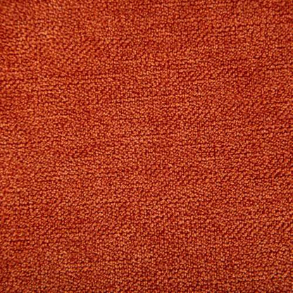 Set of 2 Orange Linen Mid-Century Farmhouse Dining Chairs, Copper Nail Curved Back Walnut Solid Wood Legs 300lbs Capacity