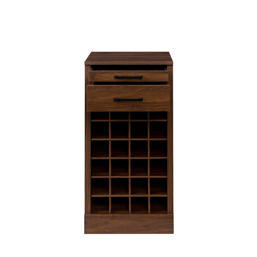 brown walnut color modular 24 wine bar cabinet Buffet Cabinet