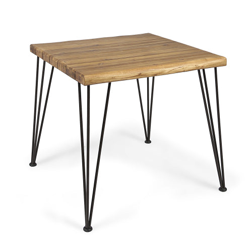 outdoor table WOOD AND METAL 32.5