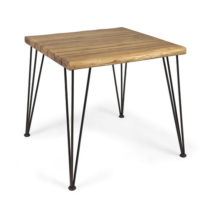 outdoor table WOOD AND METAL 32.5