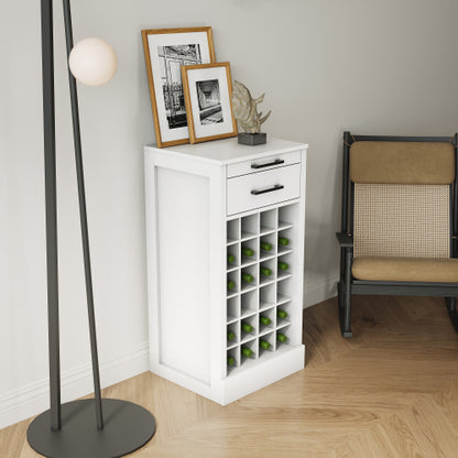 WHITE  color modular 24  wine bar cabinet Buffet Cabinet