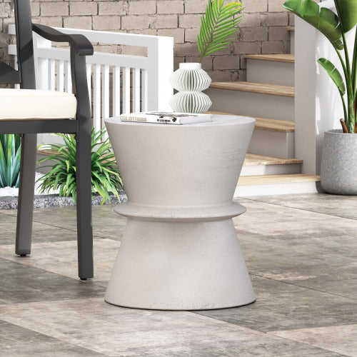 Outdoor LightWeight Concrete Side Table