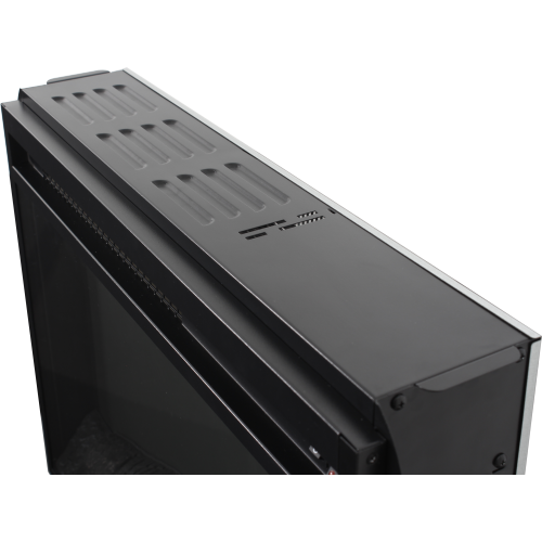 23 inch electric fireplace insert heater with log set & realistic flame, overheating protection without control