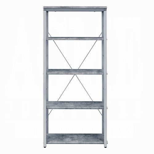 Metal Shelving Unit Bookshelf 1pc Home Office Furniture Wooden Storage Rack Shelves