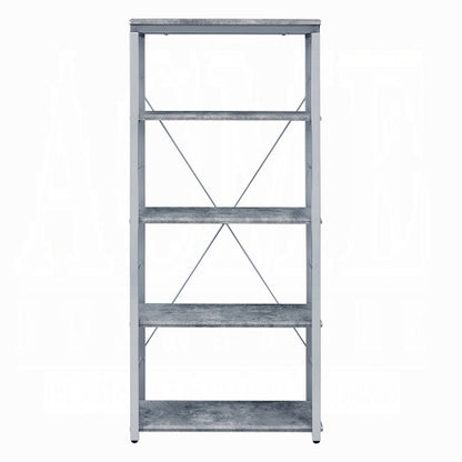 Metal Shelving Unit Bookshelf 1pc Home Office Furniture Wooden Storage Rack Shelves