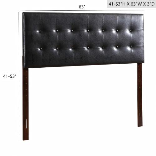 Queen Headboard , BLACK