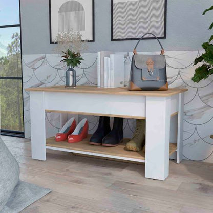 Bench, Liftable Top And Lower Panel