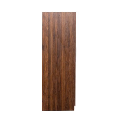 62.99in Kitchen Pantry Cabinet, Walnut Freestanding Buffet Cupboards Sideboard with Doors & Shelves