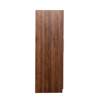 62.99in Kitchen Pantry Cabinet, Walnut Freestanding Buffet Cupboards Sideboard with Doors & Shelves