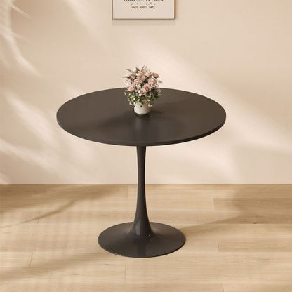 Modern Round Multi-use Table, Black