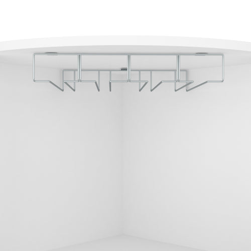 Corner Bar Cabinet, Two External Shelves White