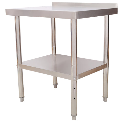 30inch x 24inch x 35.5inch Stainless Steel Prep Table 440lb Load Capacity Adjustable Undershelf Commercial
