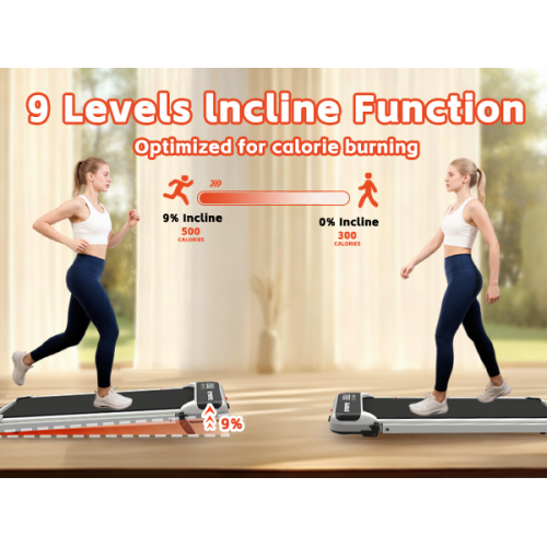 Walking Pad 300 lb Capacity, Desk Treadmill for Home Office, Protable Treadmill Under Desk, Walking Treadmills for Home,0.6 to 3.8 mph Portable Treadmill