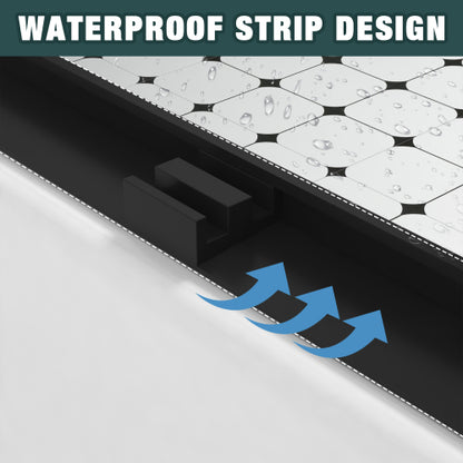 56-60"x58" Aluminum Frame Double Sliding Bathtub Screen,Bypass Bathroom Sliding Door with Premium 1/4" (6mm) Clear Tempered Glass, Black Hardware Sliding Glass Shower Enclosure,Matte Black Finished