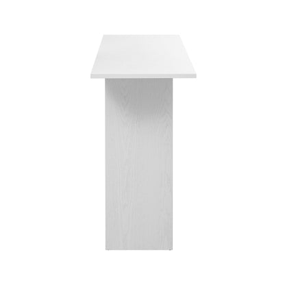 Modern and Curved Design Ash Veneer Console Table with Shelf,Suitable for Entryway,Hallway Living Room,Foyer,Corridor