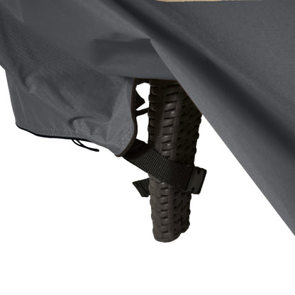 Shield Outdoor Slope Chaise Lounge Cover, Dark Gray