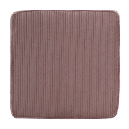 Upholstered Square Ottoman,Pink