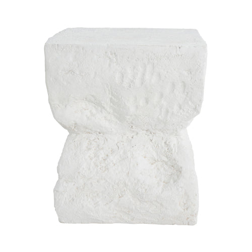 Cleo Outdoor Paito Modern Minimalist MGO Side Table, White