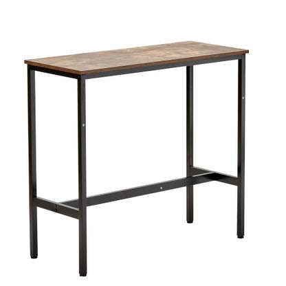Bar Table Height Pub Table Cocktail Coffee Counter Kitchen Dining 39x16x35.5 in