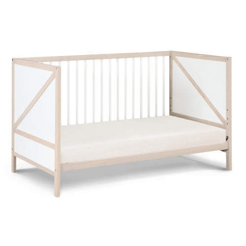 3-in-1 Crib in Washed Natural/White