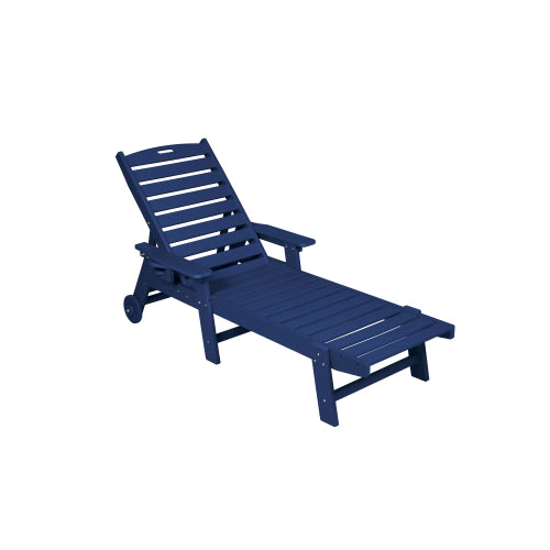 Lounge Chair with Side Table, 3-Piece Oversized Chaise Lounge Chair Set with Wood Texture