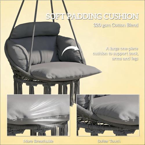 Outdoor Hanging Chair,Hammock Swing Chair