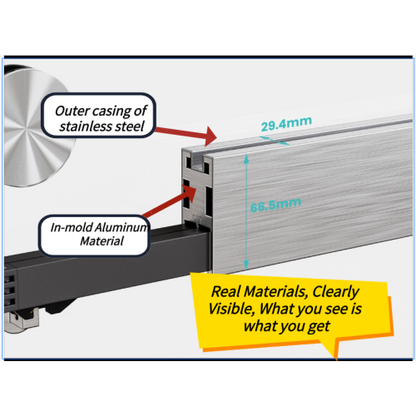 56-60 inches W *76 inches H Frameless Double Sliding Soft-Close Shower Door in Brushed Nickel,3/8 inches (10mm) Thick SGCC Tempered Glass Door