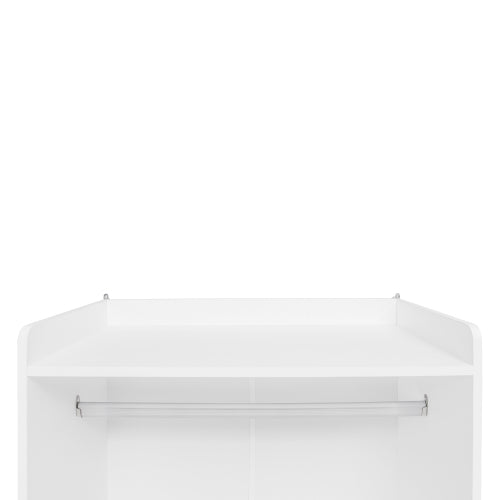 Wardrobe with 3 Drawers High Wardrobe Armoire With Rattan For Living Room, Bedroom Organizer