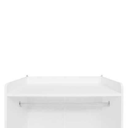 Wardrobe with 3 Drawers High Wardrobe Armoire With Rattan For Living Room, Bedroom Organizer