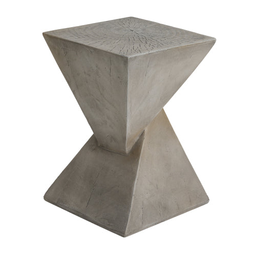 Modern Side Table – Stylish Cent Table Compatible with Living Room, Bedroom, or Office – Versatile Home Furniture with Design and Sturdy Construction,Light gray Color