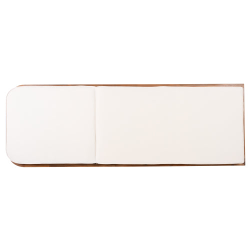 Outdoor Lounge Chair - Acacia Wood & PE Rattan Design with White Cushion, MP2