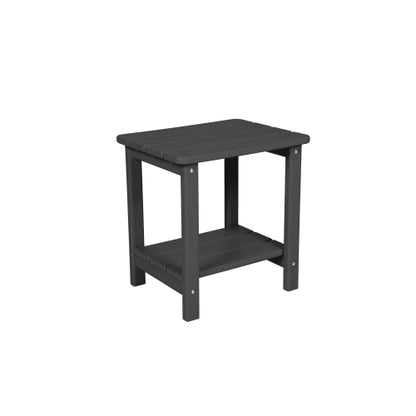 Lounge Chair with Side Table,3-Piece Oversized Chaise Lounge Chair Set with Wood Texture,Grey