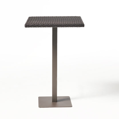 Rattan 26inch   SQUARE BAR TABLE