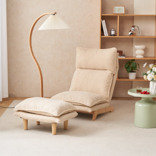 Ergonomic Continuous Adjustable Folding Lazy Recliner Sofa Chair