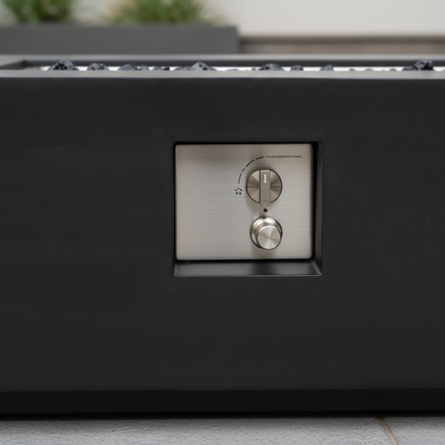 Concrete Propane Gas Fire Pit Table