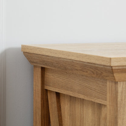 6 Drawer Dresser,6 Drawers cabinet Tall Chest of Drawers Closet Organizers Storage Clothes, cabinet of 6 drawers Living Room, OAK, 31.50''L*15.75W''*47.64''H