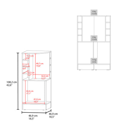 Bar Cabinet, 2 Doors, 8 Wine Bottle Compartments