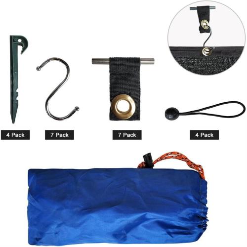 Origin RV Awning Privacy Side Sunblock Shade Drop, Black