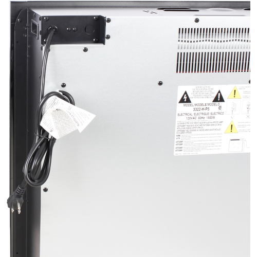 33 inch Infrared Electric Fireplace Insert, Touch Panel Home Decor Heater,Smokeless Firebox .With fixed Trim Kit .With Crackling Sound