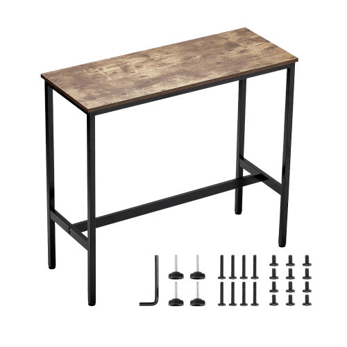 Bar Table Height Pub Table Cocktail Coffee Counter Kitchen Dining 39x16x35.5 in