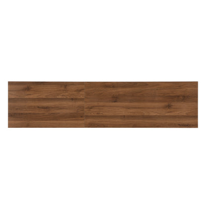 70.8 inch Walnut APP Control RGB LED Glass Flip Door TV Stand Legless Media Console For 80 inch TV