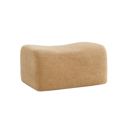 Teddy Fabric Ottoman Modular Sectional Sofa Accent Ottoman Camel
