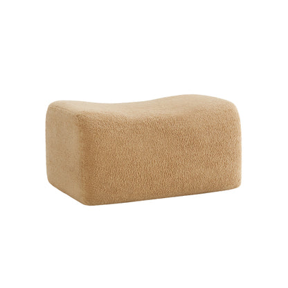 Teddy Fabric Ottoman Modular Sectional Sofa Accent Ottoman Camel