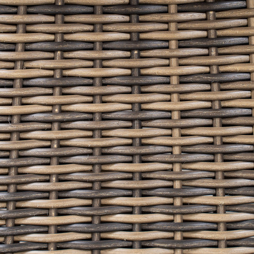 Outdoor 1pcs Acacia Wood Bench,Teak Finish+ Grey Wicker