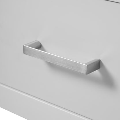 24-inch bathroom vanity with integrated undermount basin and a storage cabinet featuring 2 doors and 1 drawer. Includes double-layer door shelf, soft-close design, and versatile storage solutions