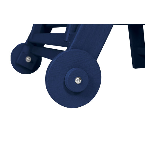 Lounge Chair with Side Table, 3-Piece Oversized Chaise Lounge Chair Set with Wood Texture